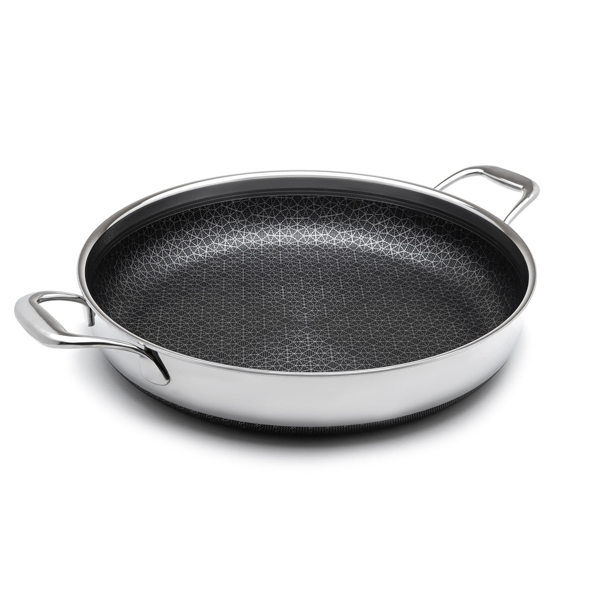 14'' Stainless Hybrid Nonstick Pan
