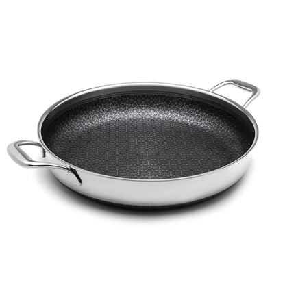 14'' Stainless Hybrid Nonstick Pan