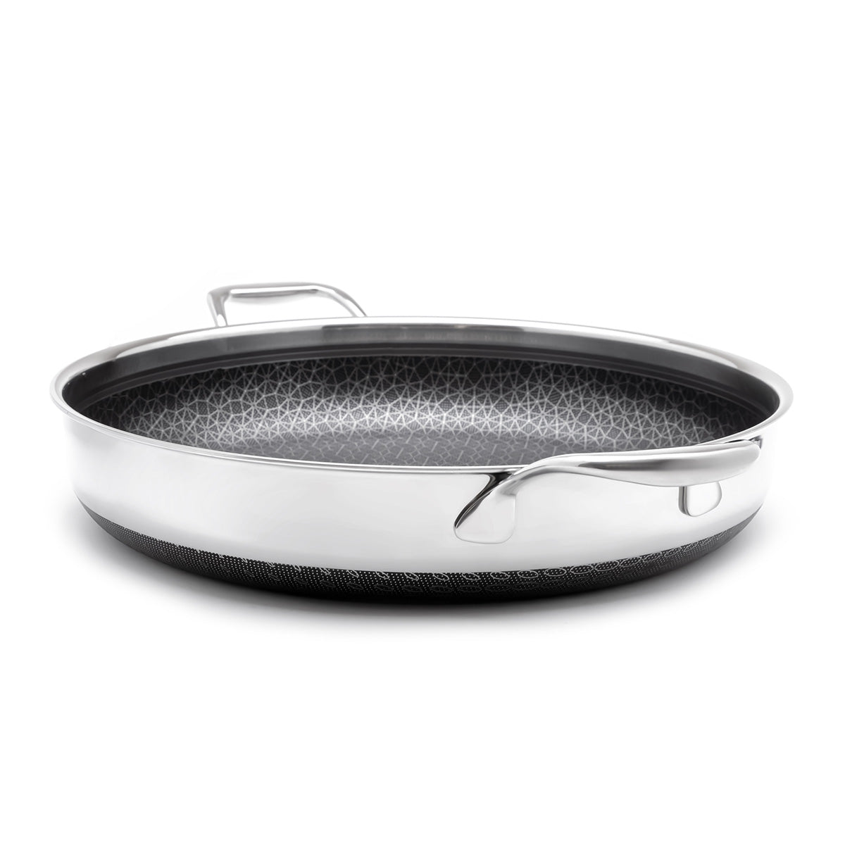 14'' Stainless Hybrid Nonstick Pan