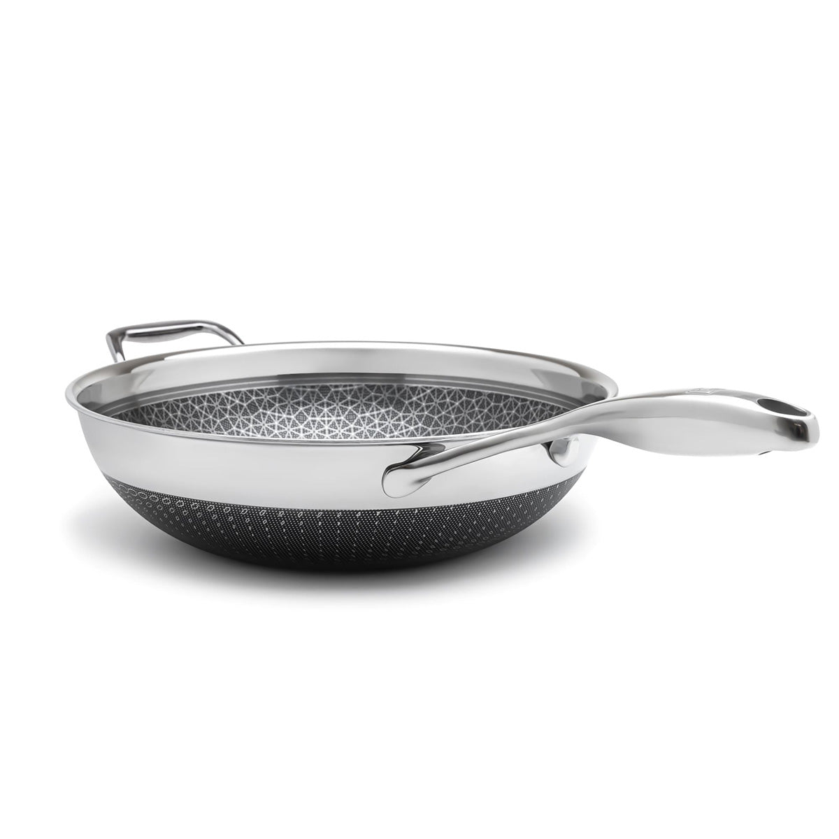 12-Inch Stainless Hybrid Nonstick Wok