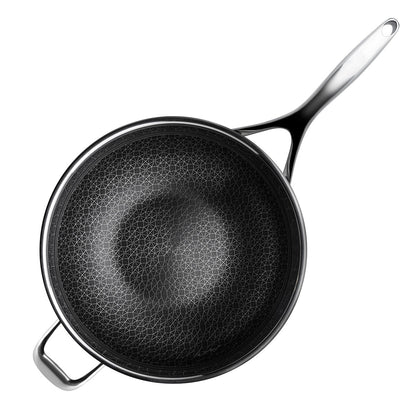 12-Inch Stainless Hybrid Nonstick Wok