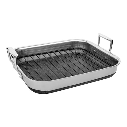 14" Hybrid Nonstick Roasting Pan with Rack