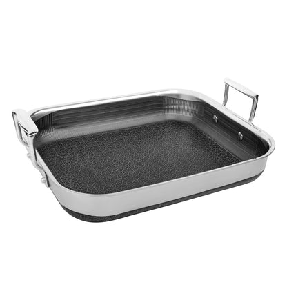 14" Hybrid Nonstick Roasting Pan with Rack