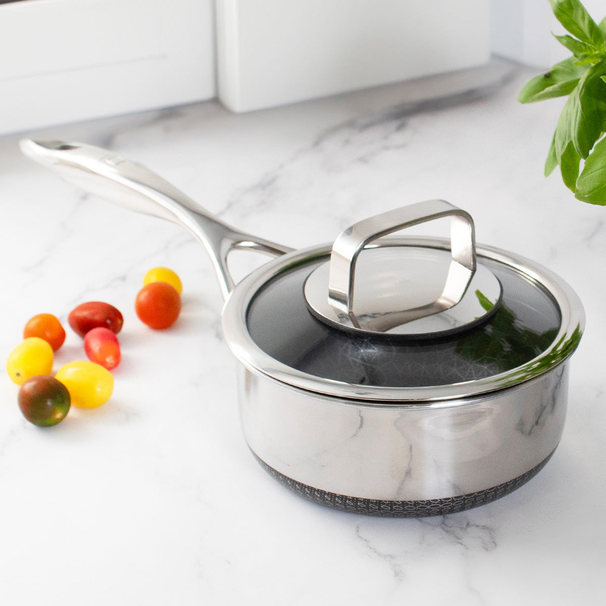 1.5-Qt Hybrid Nonstick Sauce Pan with Lid