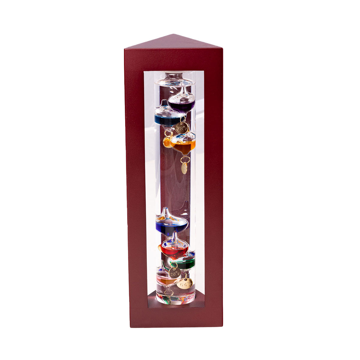 13" Galileo Thermometer, Black or Rosewood