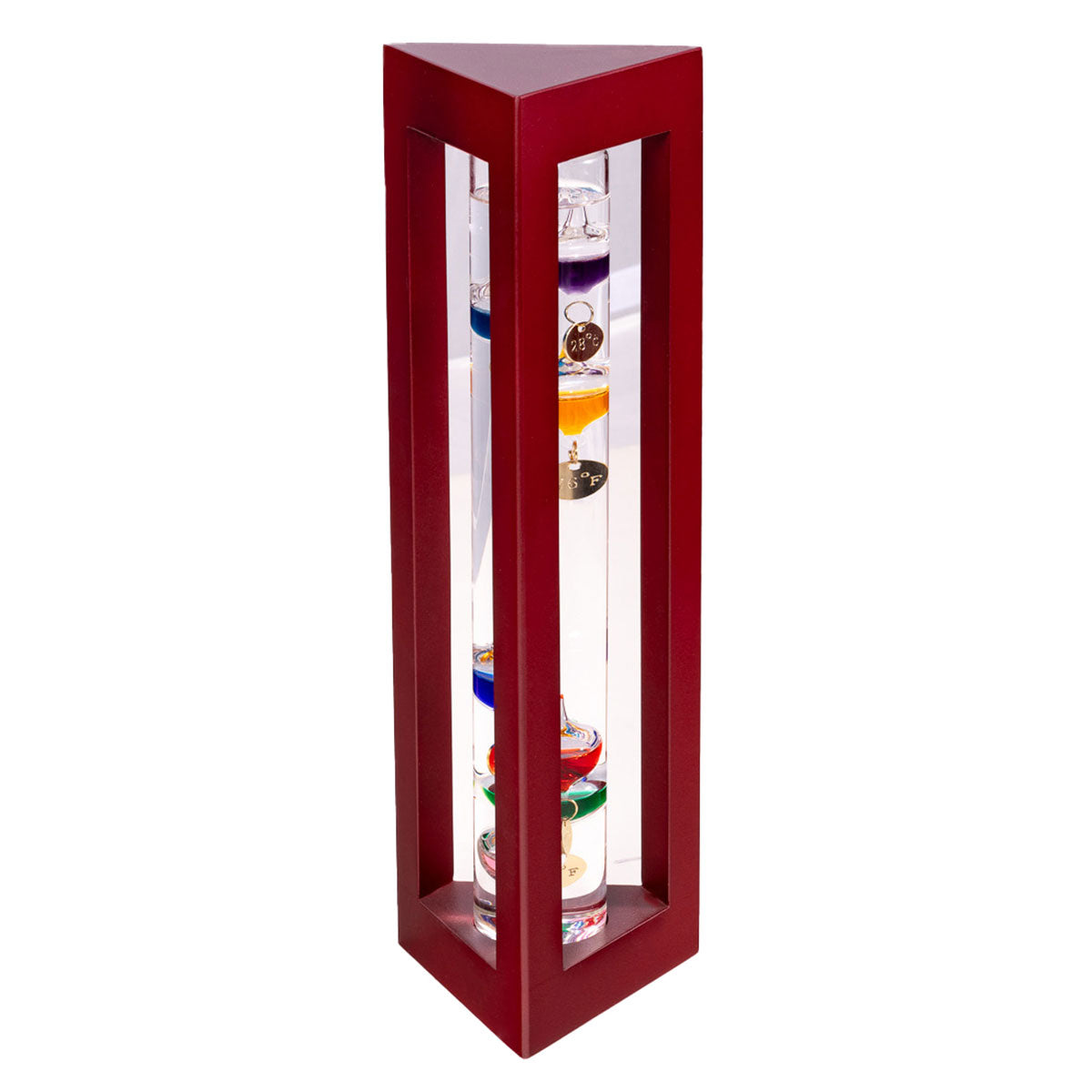 13" Galileo Thermometer, Black or Rosewood