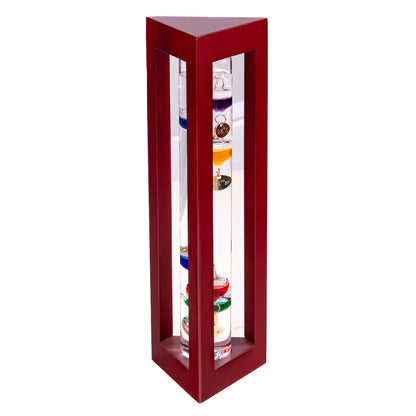 13" Galileo Thermometer, Black or Rosewood