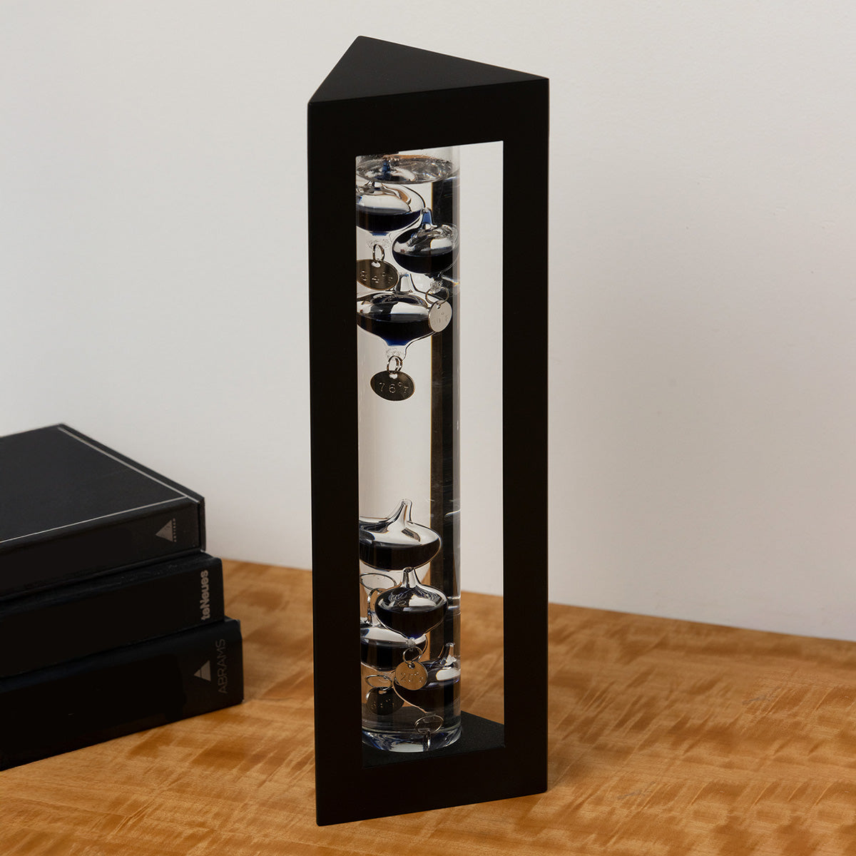 13" Galileo Thermometer, Black or Rosewood
