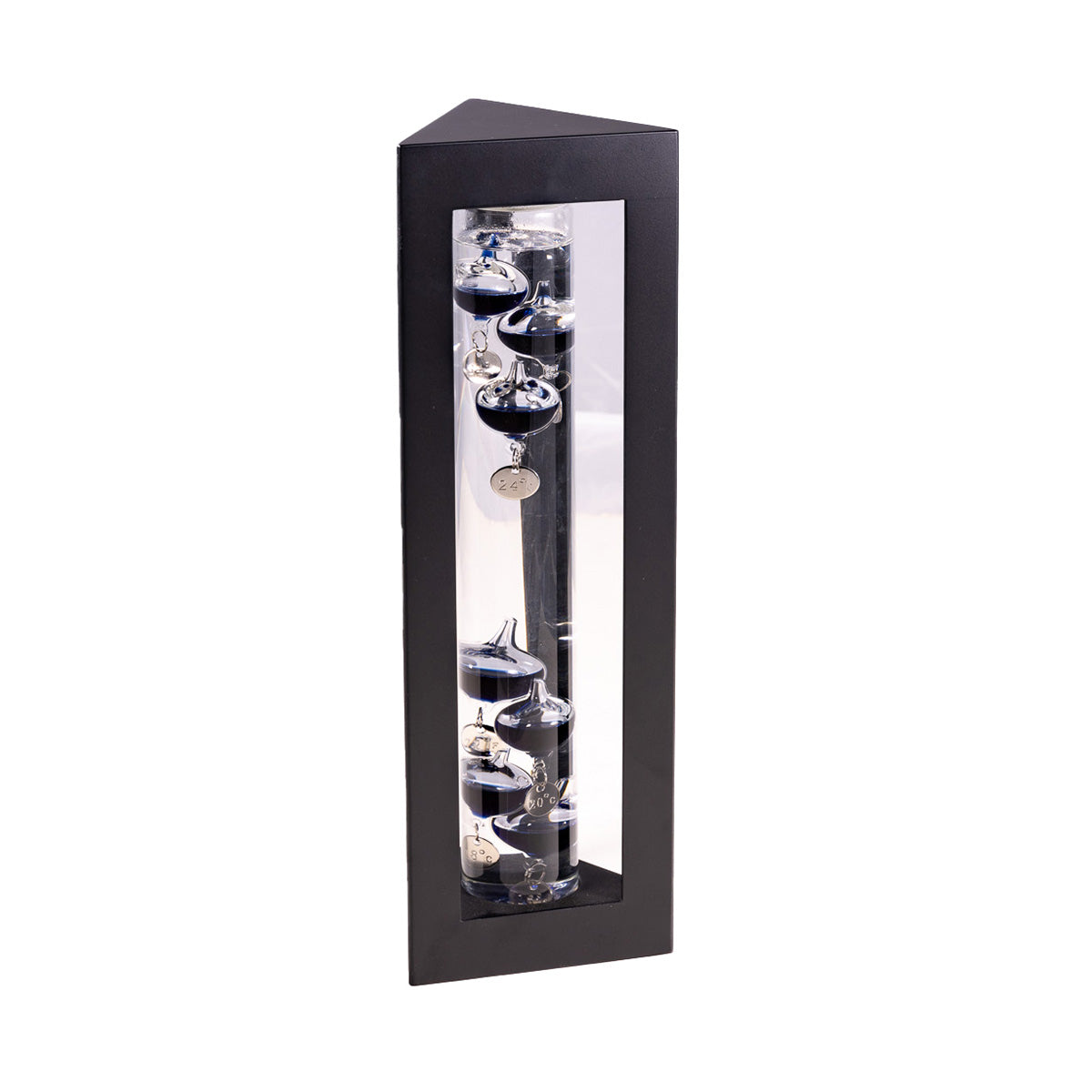 13" Galileo Thermometer, Black or Rosewood