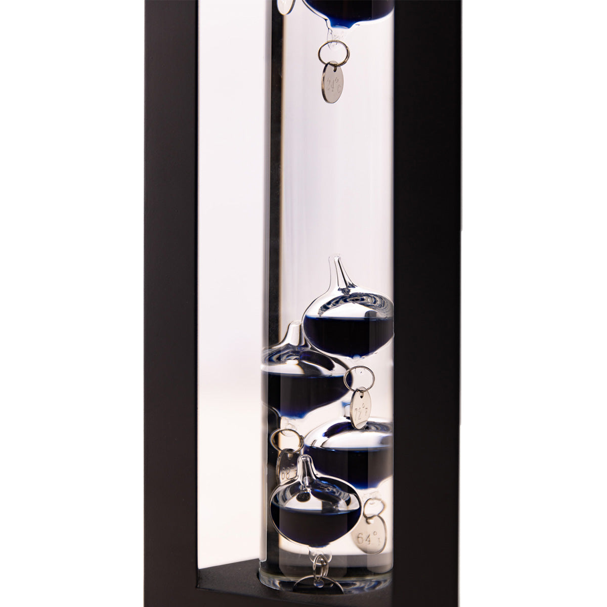 13" Galileo Thermometer, Black or Rosewood