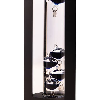13" Galileo Thermometer, Black or Rosewood