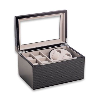 Carbon Fiber Watch Winder & Storage Case