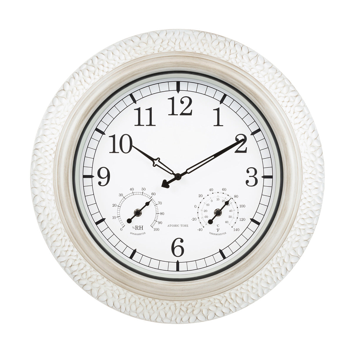 21'' Atomic Wall Clock with Temp & Humidity