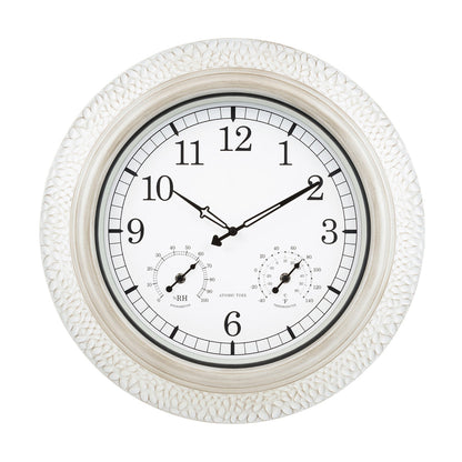 21'' Atomic Wall Clock with Temp & Humidity