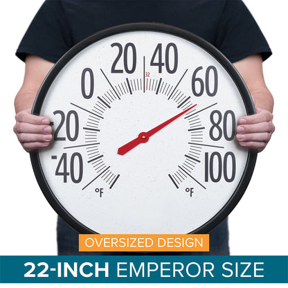 Oversized 22'' Outdoor Dial Thermometer