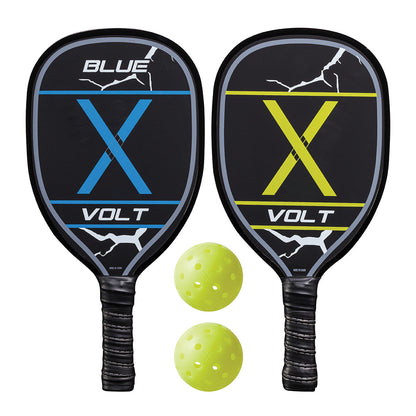 Wooden Pickleball Paddle Set for 2 Players