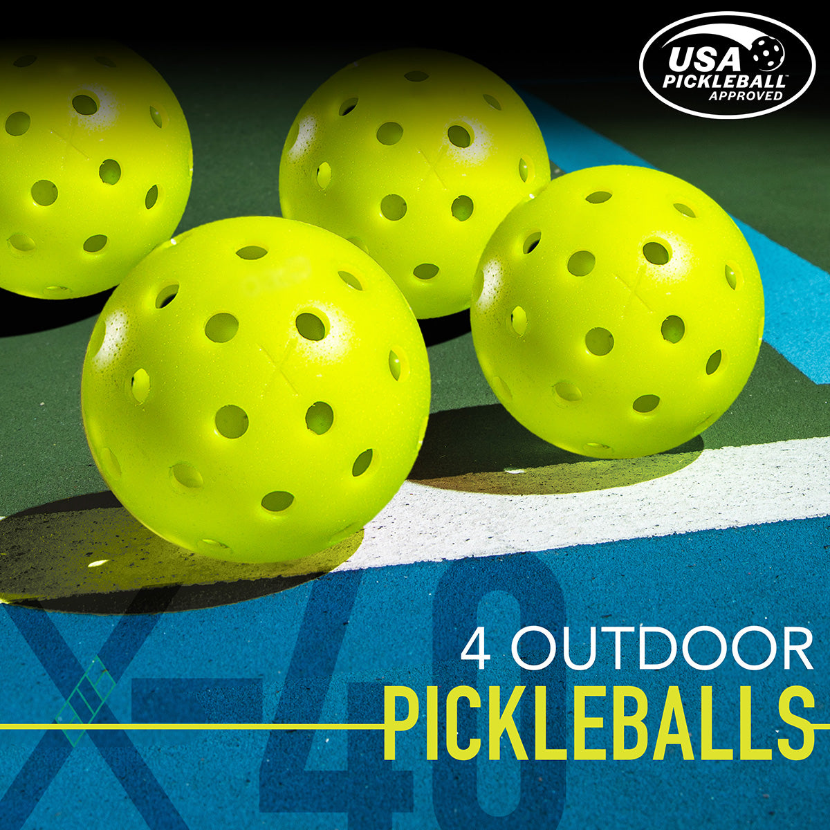 2-Player Pickleball Paddle & Ball Set