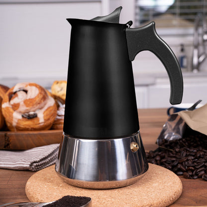 Stovetop Espresso Maker, Rust-Proof Steel