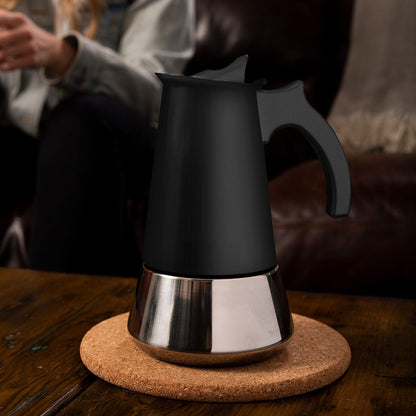 Stovetop Espresso Maker, Rust-Proof Steel
