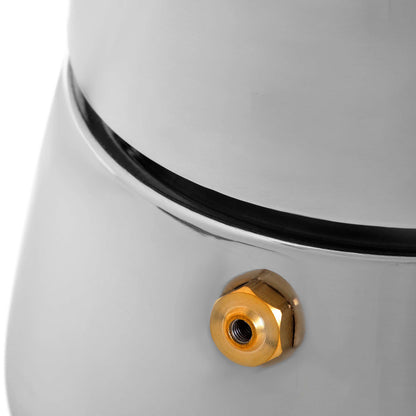 Stovetop Espresso Maker, Rust-Proof Steel