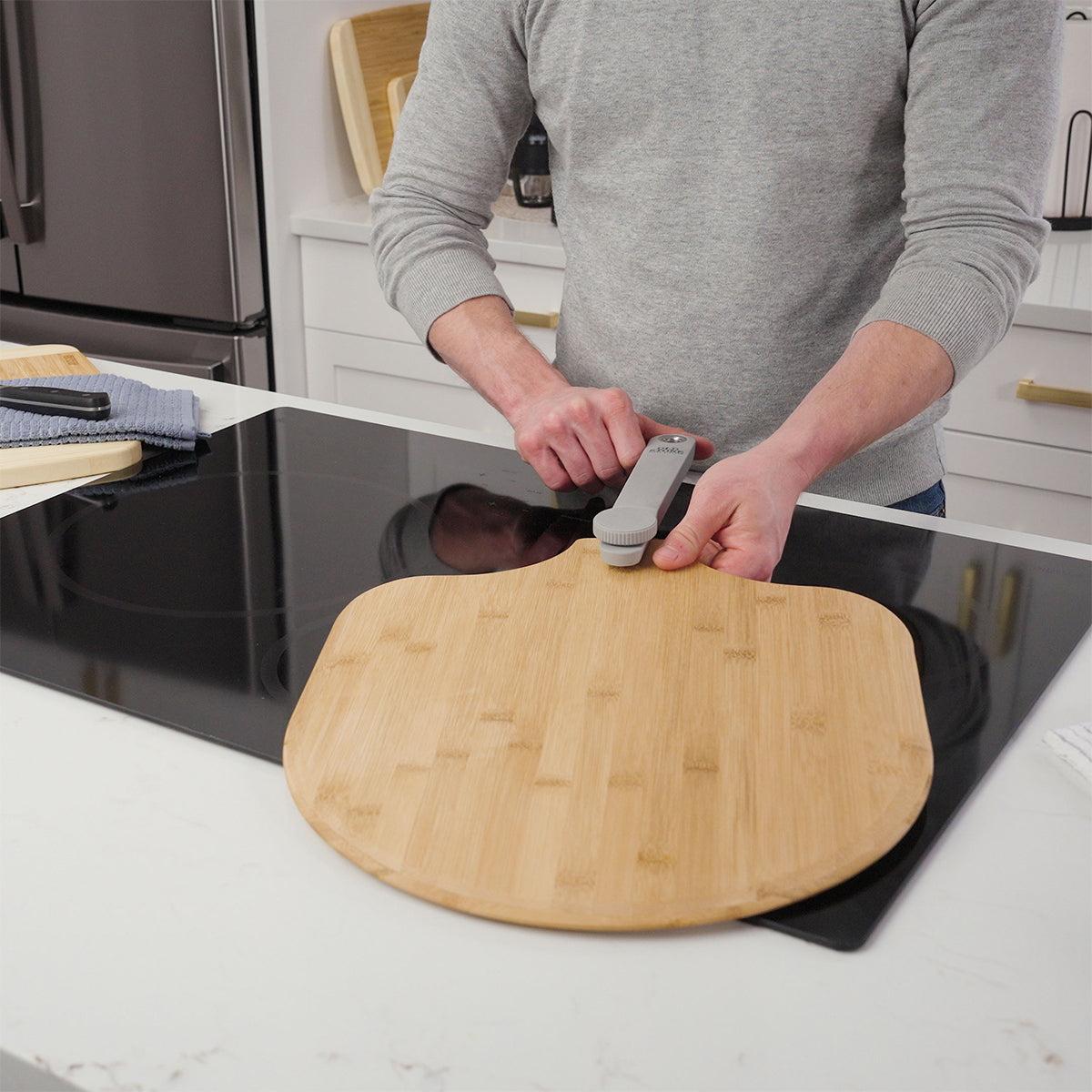 3-Piece Glazed Pizza Stone Set, 15"