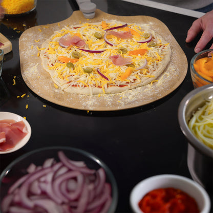 3-Piece Glazed Pizza Stone Set, 15"