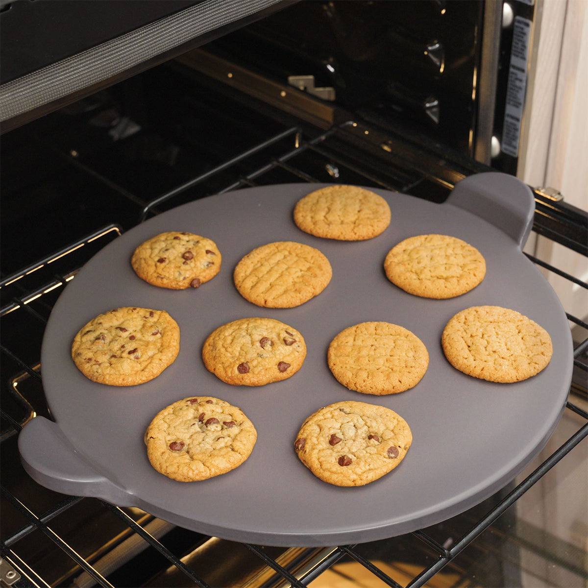 3-Piece Glazed Pizza Stone Set, 15"