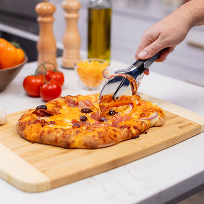 3-Piece Glazed Pizza Stone Set, 15"