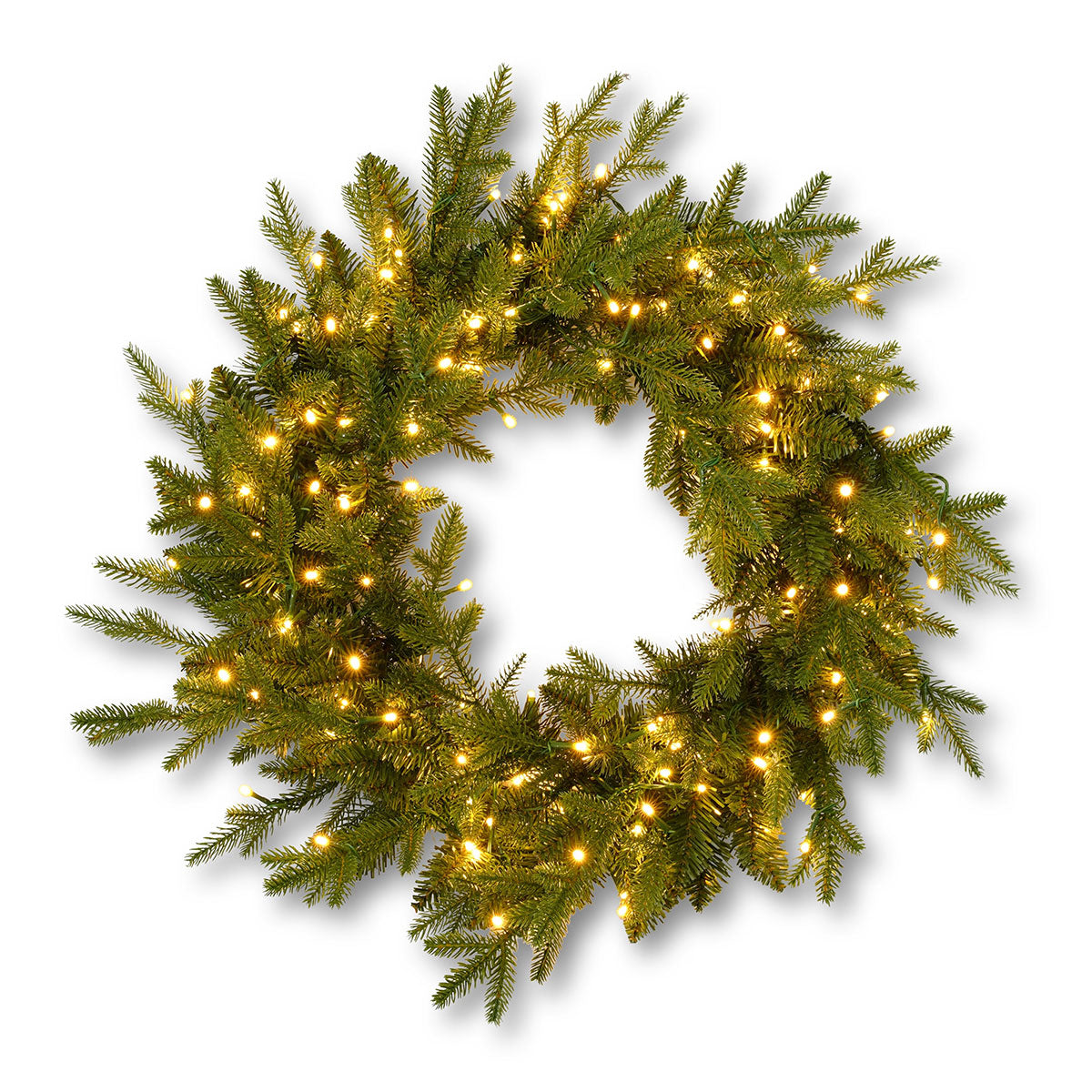 24'' Pine Wreath - Fire-Safe & Allergy-Free