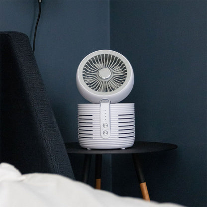 2-in-1 Desktop Air Purifier & Cooling Fan