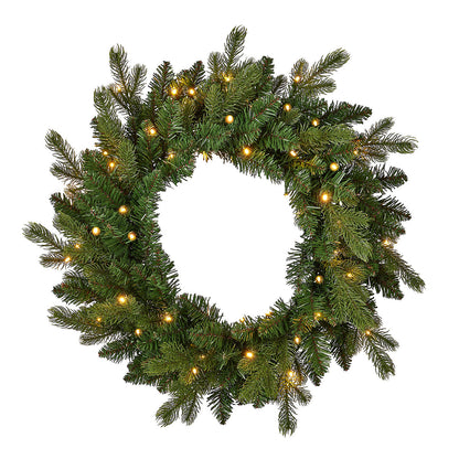 24'' LED Palmetto Pine Garland w/ Remote