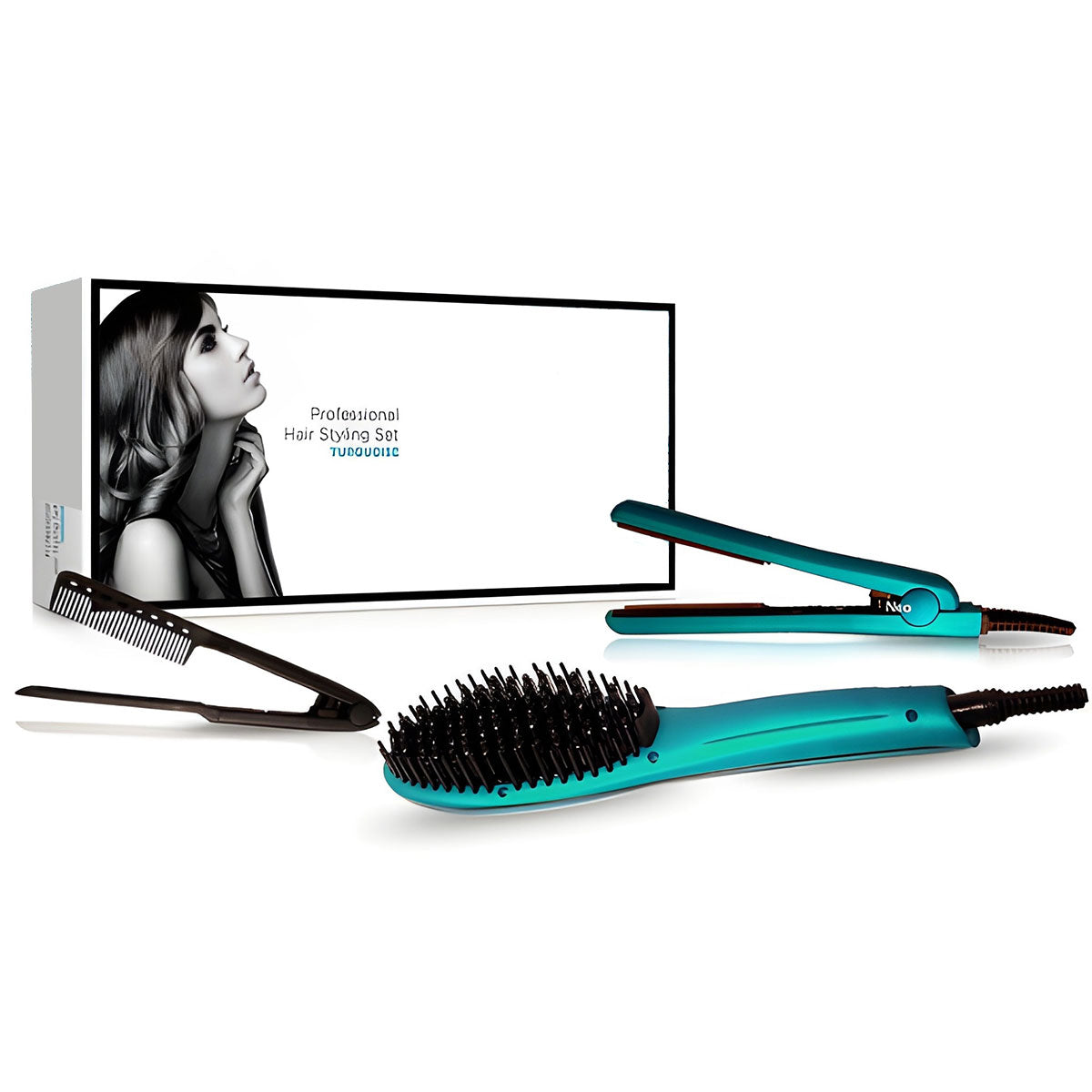 3-Piece Heated Hair Styling Tools Set