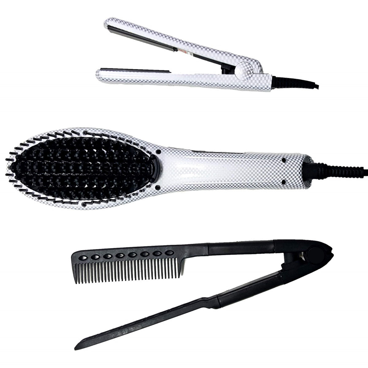 3-Piece Heated Hair Styling Tools Set