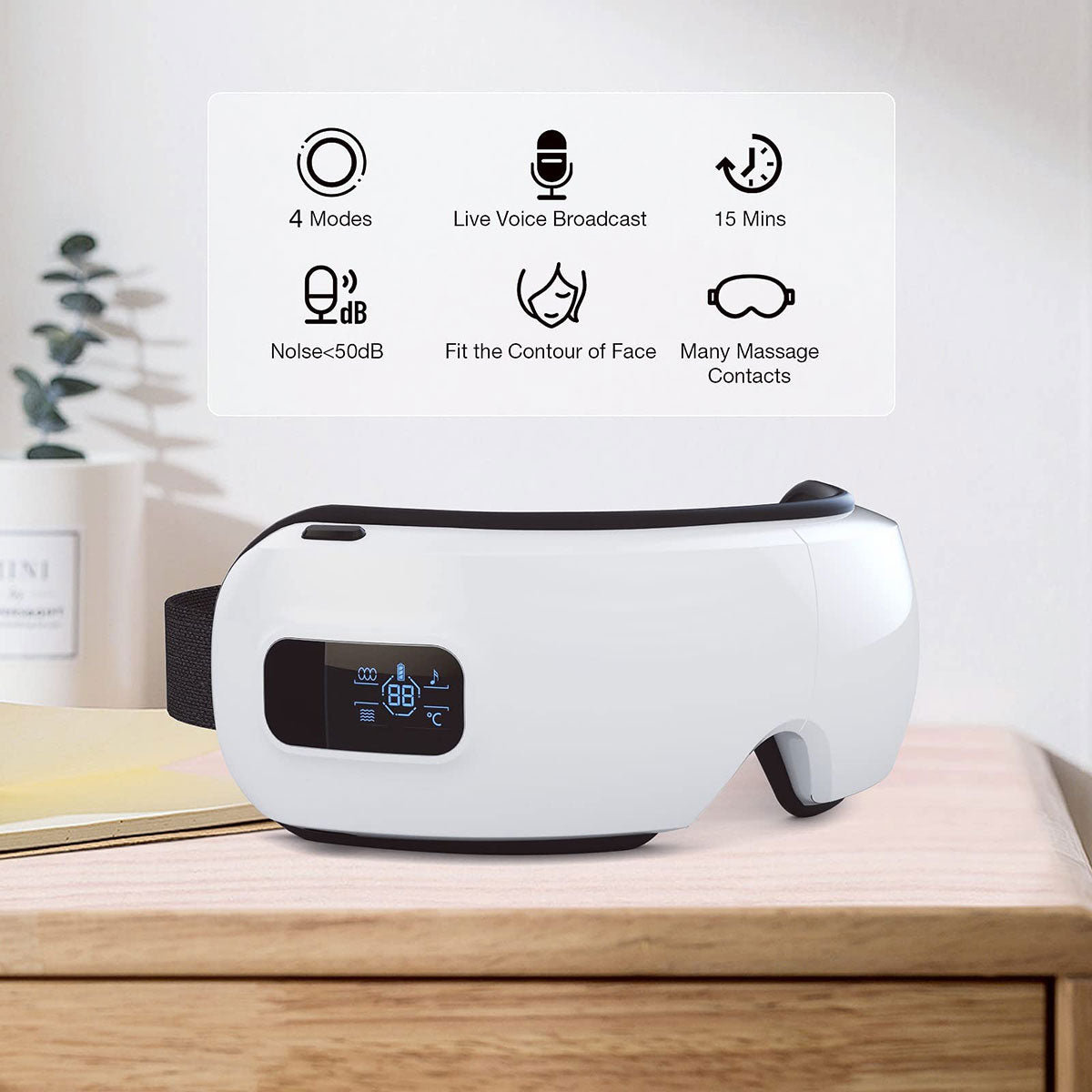3-in-1 Eye Massager for Fatigue & Sinus Relief