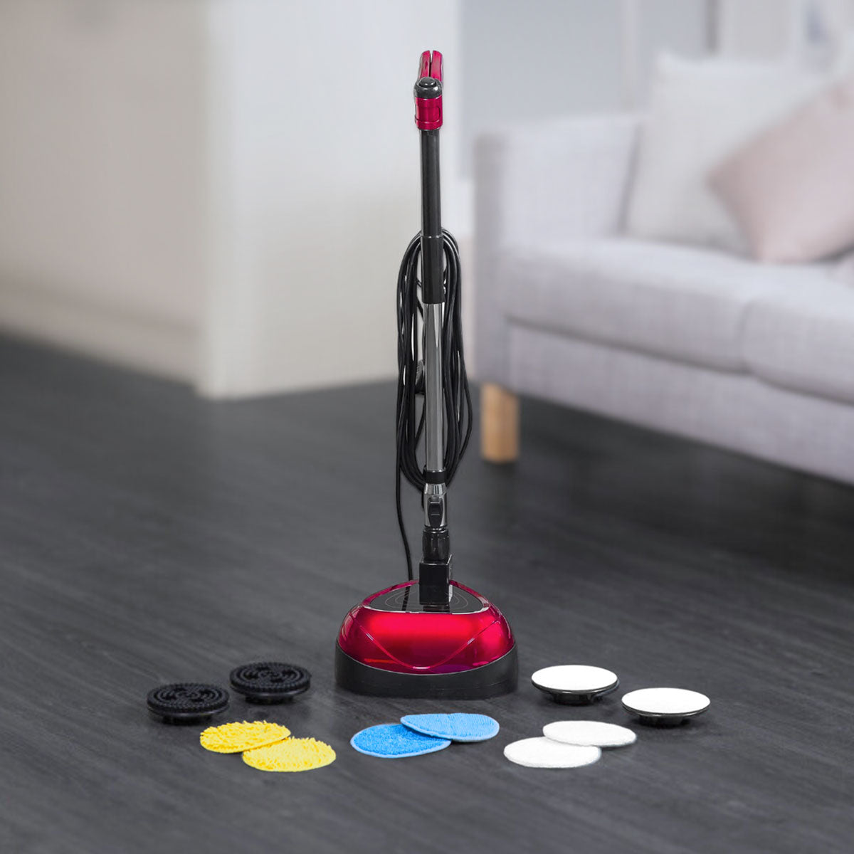 3-in-1 Spin Scrubber & Floor Polisher