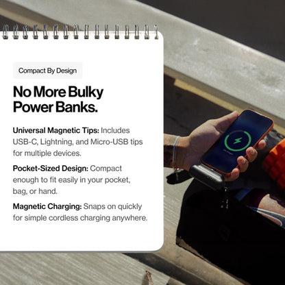 3-in-1 Magnetic Portable Charger