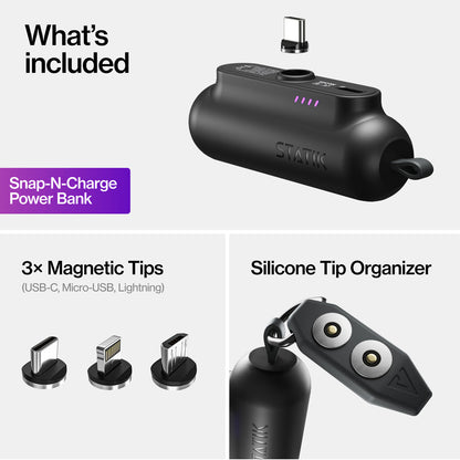 3-in-1 Magnetic Portable Charger