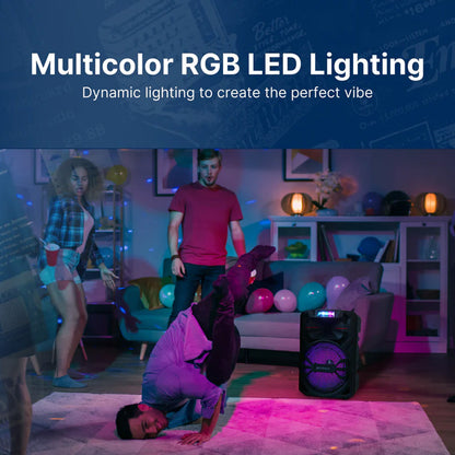 12-Inch Bluetooth Party Speaker & Lights