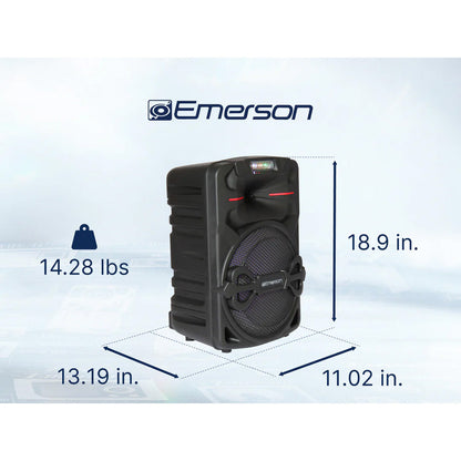 12-Inch Bluetooth Party Speaker & Lights