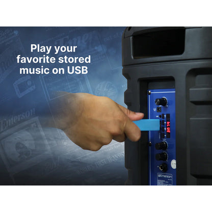 12-Inch Bluetooth Party Speaker & Lights