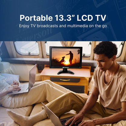 13.3" Portable Digital TV with HDMI & Battery