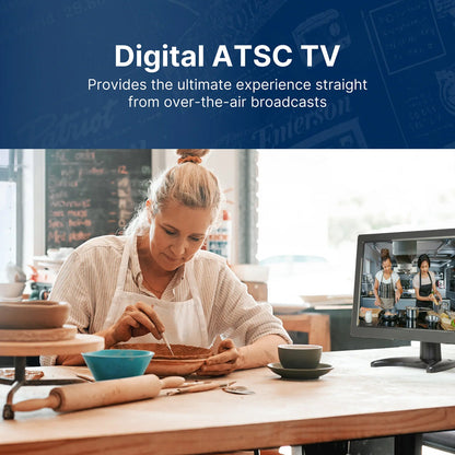 13.3" Portable Digital TV with HDMI & Battery