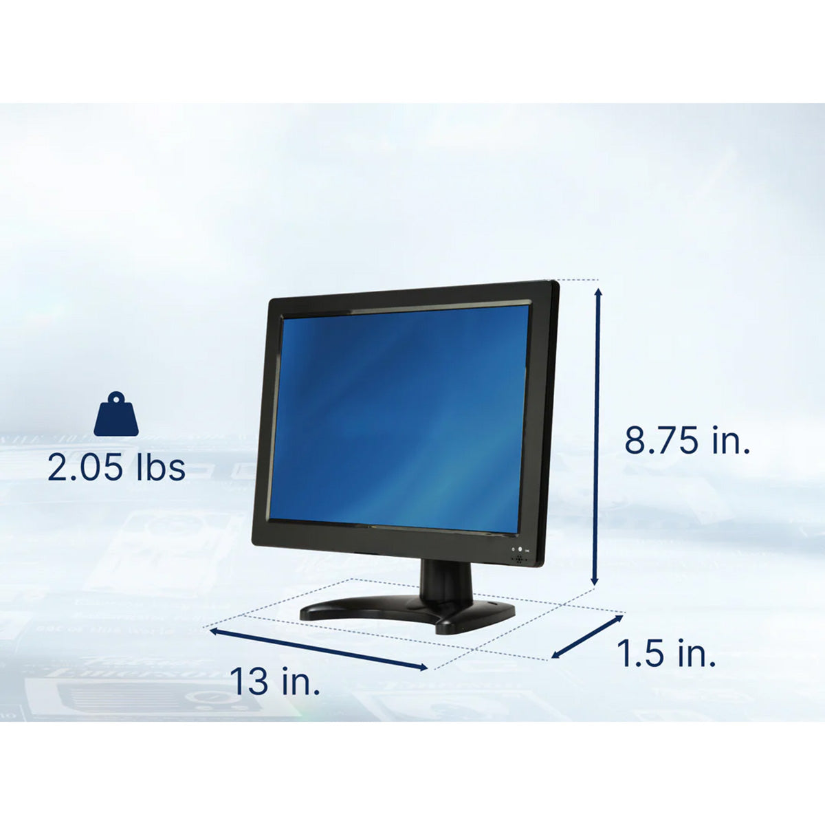 13.3" Portable Digital TV with HDMI & Battery