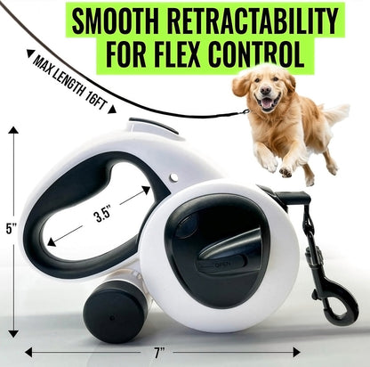 16ft Retractable Dog Leash with LED Light