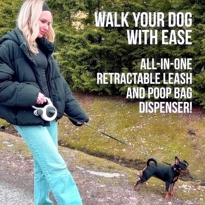 16ft Retractable Dog Leash with LED Light