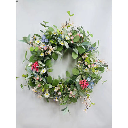 Solar LED Floral Wreath - 8 Designs