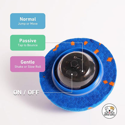 3-Mode Interactive Dog Ball, Rechargeable