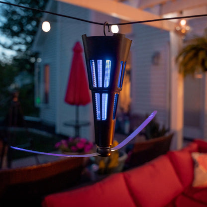 2-in-1 Fly Fan & Zapper, Set of 2