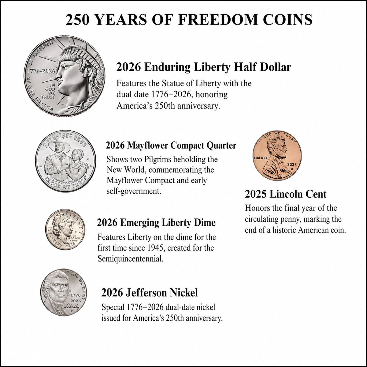 America's 250th Anniversary Coin Set