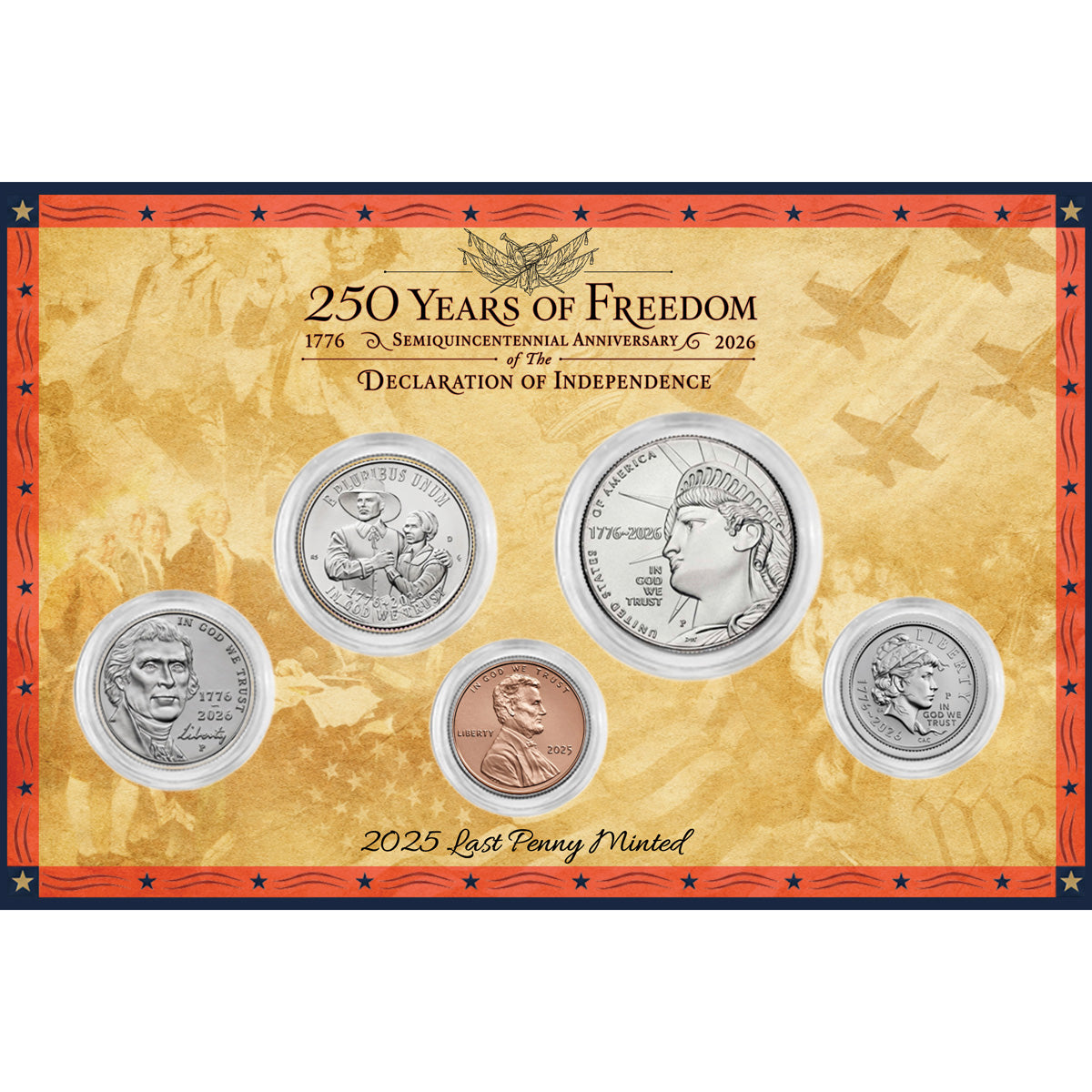 America's 250th Anniversary Coin Set